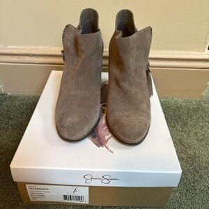 Jessica Simpson Women's Greyhound Suede Ankle Booties